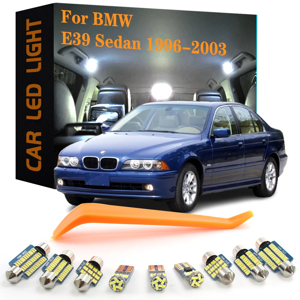 20pcs LED Interior Light Bulb For BMW E39 525i 528i 530i 540i M5 Sedan 1996 1997 1998 1999 2000 2001 2002 2003 Accessories Parts