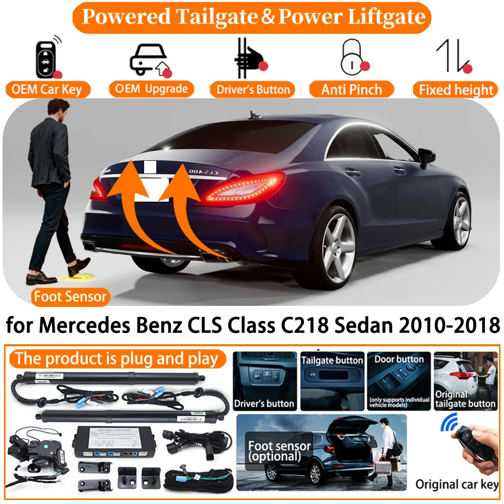 

Smart Powered Tailgate for Mercedes Benz CLS Class C218 Sedan 2010-2018 Automatic Electric Power Tailgate Tail Gate Lift kit
