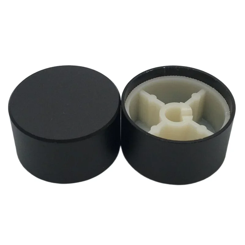 1pcs Aluminum Alloy Potentiometer Control Volume Audio Switch Knob Cap for 6mm D-axis / Flower 30x17mm(D*H)