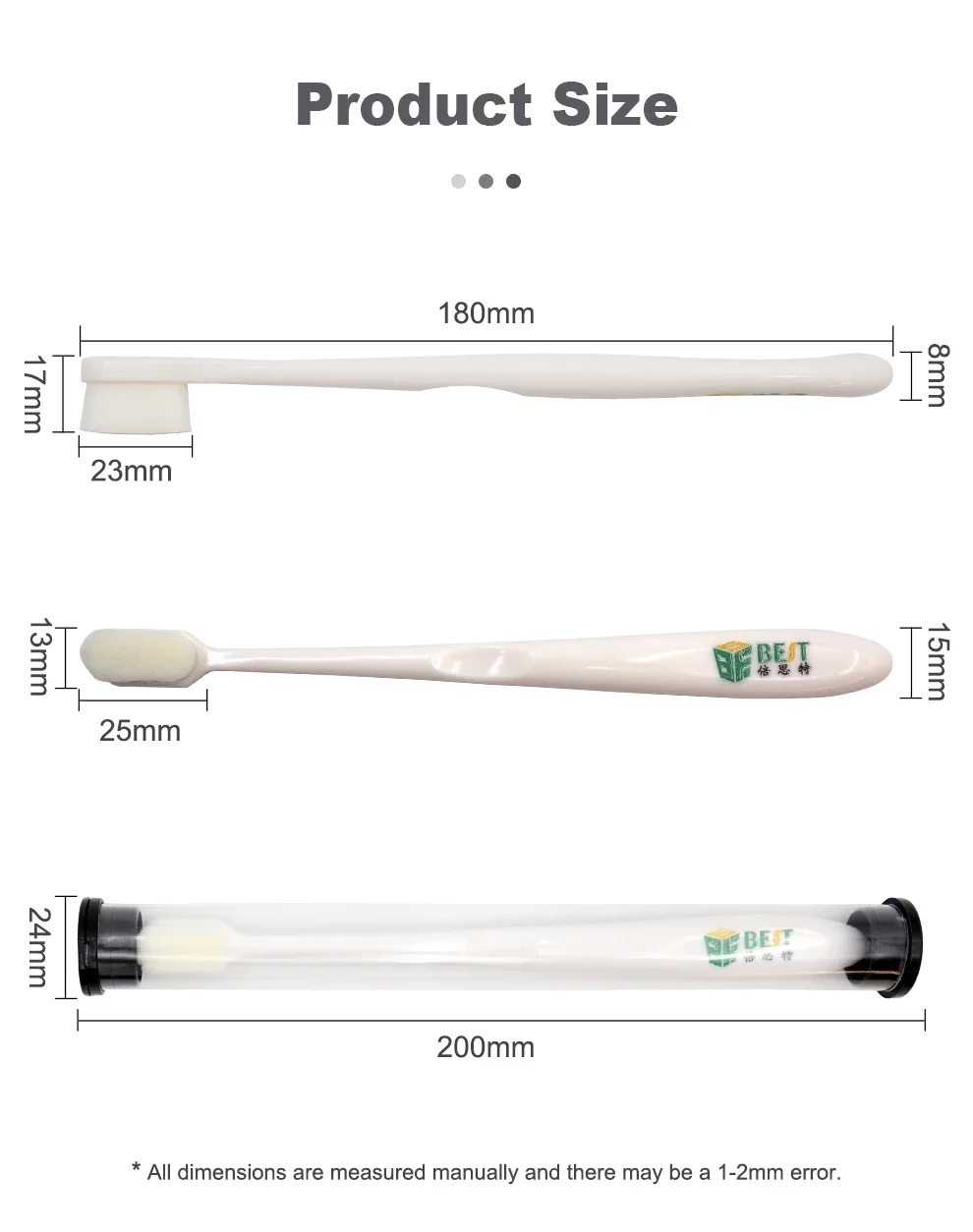 BST-82 PBT Fibre Cleaning Polishing Motherboard IC Glue Removal Cleaning Brush For Circuit IC PCB BGA Phone Electric Repairing — zdjęcie 6