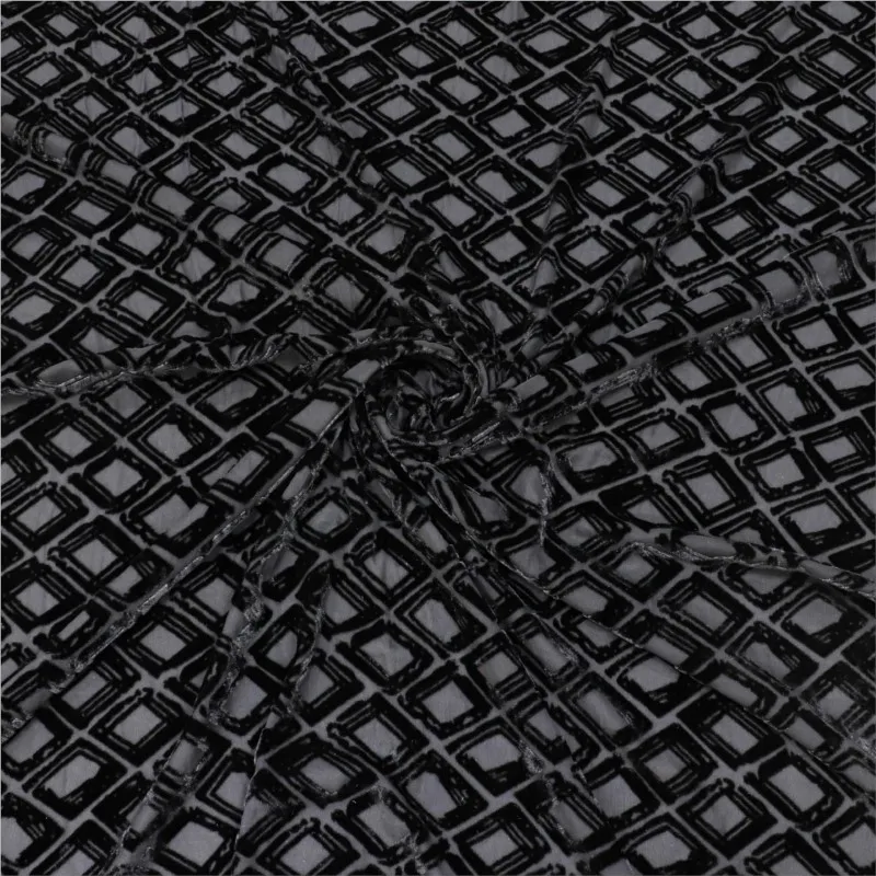 Woven silk single-color mottled velvet fabric for women's sleeping dress and textile