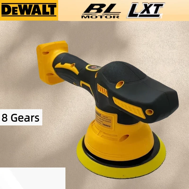 ديوالت شاشة ديجيتال اللاسلكي 8 التروس سيارة الملمع الكهربائية الملمع السيارات سيارة الصبح آلة تلميع لبطارية 20 فولت #4