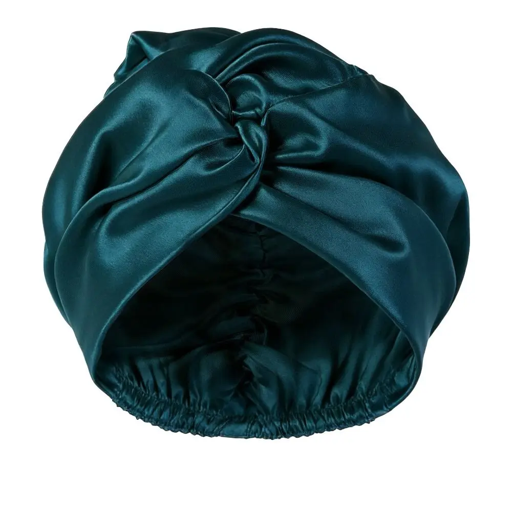 Premium Adjustable Silk Satin Hair Bonnet Satin Fabric Breathable Pure Silk Turban Smooth Luxury Silk Wrap Sleeping
