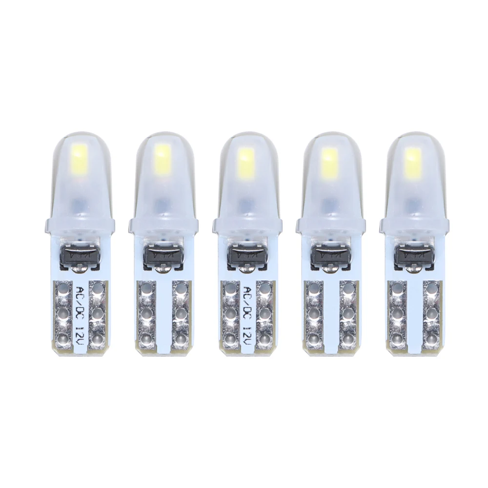 5Pcs Wedge Automotive Interior 2SMD Car Lights Indicator Bulbs Dashboard Lights Gear Light