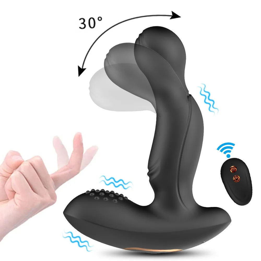 Prostate Massager Masturbators Anal Vibrator Butt Plug for Men Vibrator Anal Plug G-Spot Stimulate Gay Sex Toys For Adults 18+