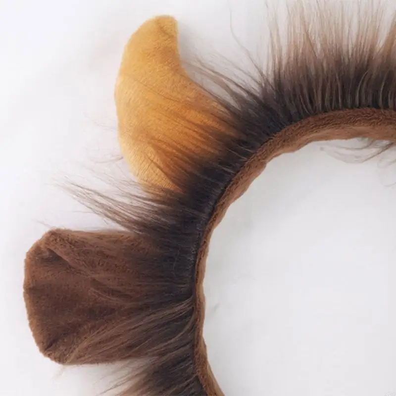 Decori Oggetti scena per bambini Collezione fasce per orecchie animali Fascia per capelli Copricapo Coda