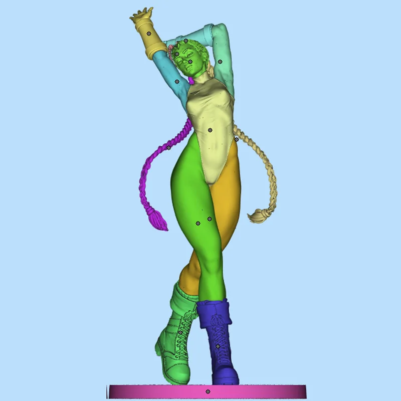 

LinDeekin D261 Индивидуальные 3D гаражные комплекты Неокрашенная фигурка GK Модели Белая смола Несобранные головоломки модели персонажей