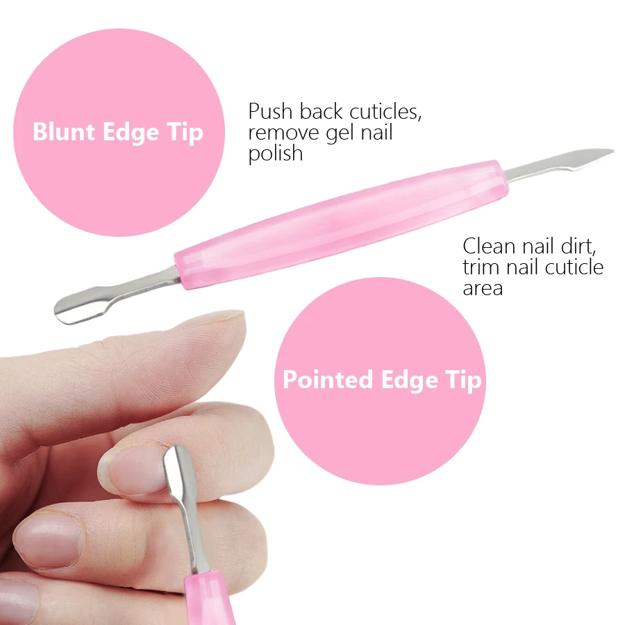 Tragbares Maniküre-Pediküre-Nagelpflegeset, 5-teilig, Nagelknipser, Fußfeile, Nagelhautschieber, Zehentrenner mit Tasche – Detail 3