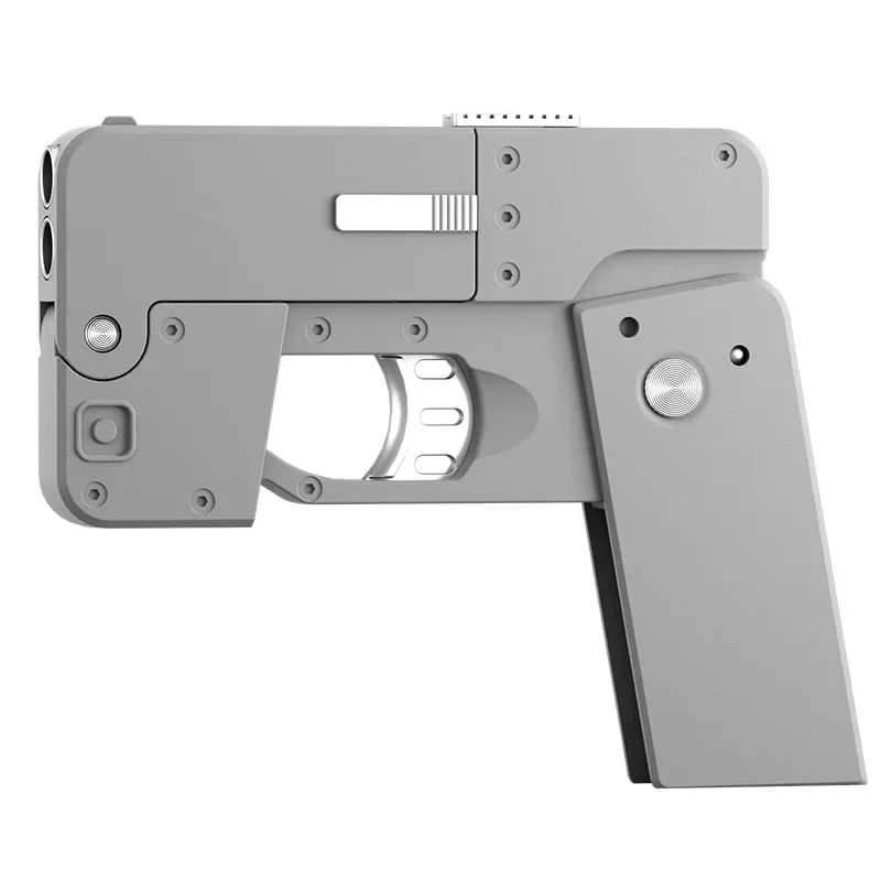 Shell Uitwerpen Vervorming Ic 380 Opvouwbare Mobiele Telefoon Spuitpistool Zachte Kogel Pistool Kan Lancering Speelgoed Pistool Model Kerstcadeau 2025