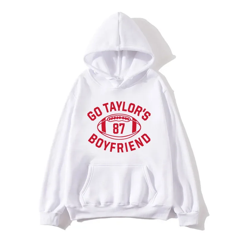 Go Taylor's Boyfriend Hoodie Fashion Long Sleeve Sweatshirt Graphic Printing Hooded Clothes Funko Pop Fleece Men's Clothing Hood