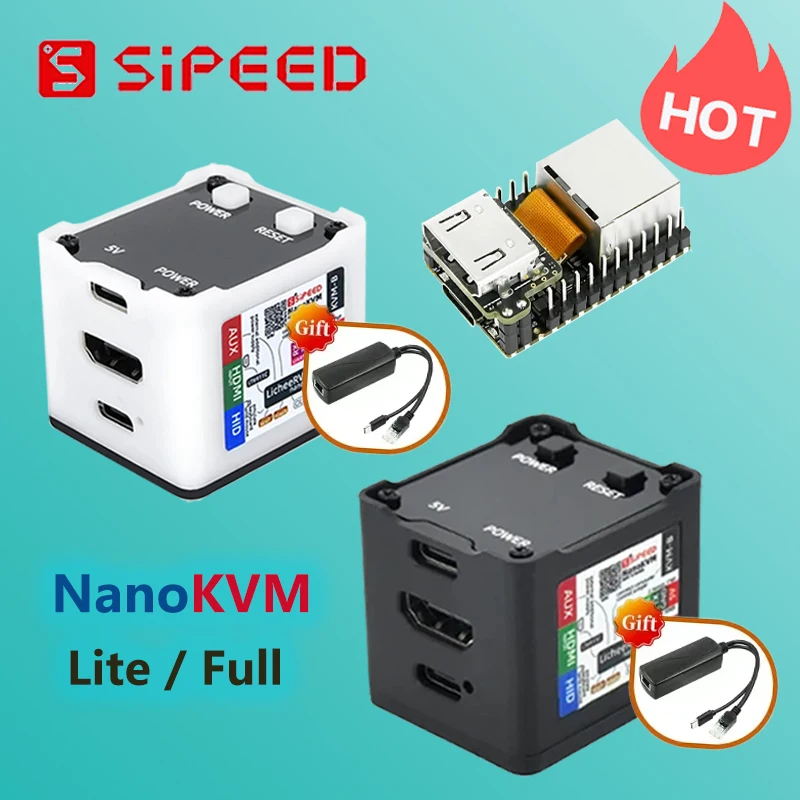 

Sipeed NanoKVM Full NanoKVM Lite Мини-сервер с дистанционным управлением и обслуживанием HDMI Raspberry Pi Lichee Nano KVM