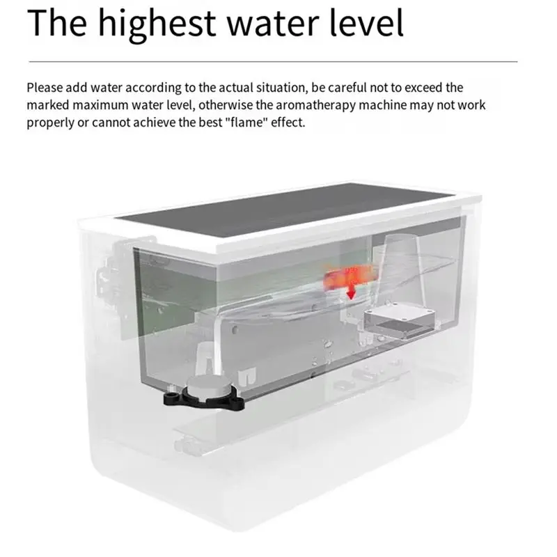 A40Z-Humidificador White Noise Bluetooth Speaker Desktop Color Simulated Flame Aromatherapy Machine Indoor USB Air Humidifier