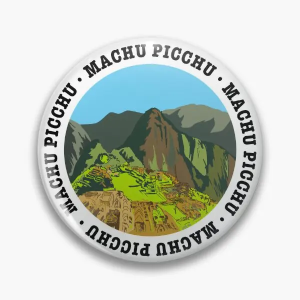 Machu Picchu Peru Peru  Soft Button Pin Creative Cute Collar Fashion Lapel Pin Decor Clothes Gift Badge Cartoon Jewelry Lover