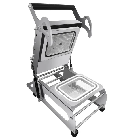 Manual Fast Food Tray Heat Sealing Package Machine Small Plastic Lunch Box Sealing Packing Machine