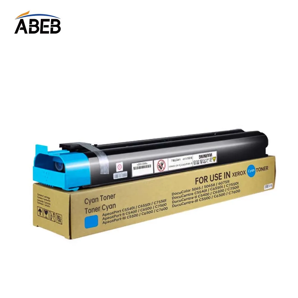 1 PCS Compatível Xerox C6550 Cartucho de Toner Para DocuCentre c7500 c7600 c6550 c7550 c5400 c5500 c5065 Toner Colorido de Alto Rendimento