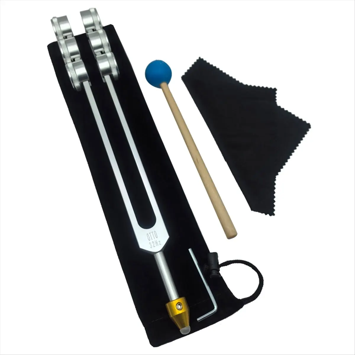ABST Tuning Fork Set,OTTO32HZ Tuning Forks with Base for Healing Chakra,Sound Therapy,Keep Body,Mind, Spirit Perfect Harmony