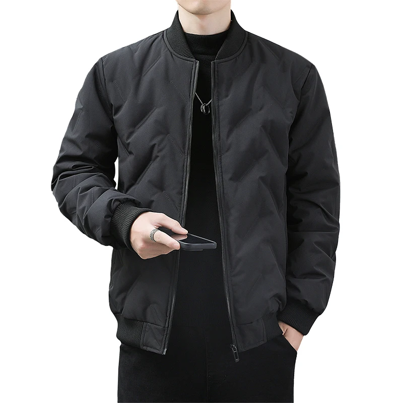 خفيفة الوزن بياقة بيسبول من القطن Jaet للرجال شتاء جديد Sle معطف دافئ غير رسمي ماركة مكسيكية #5