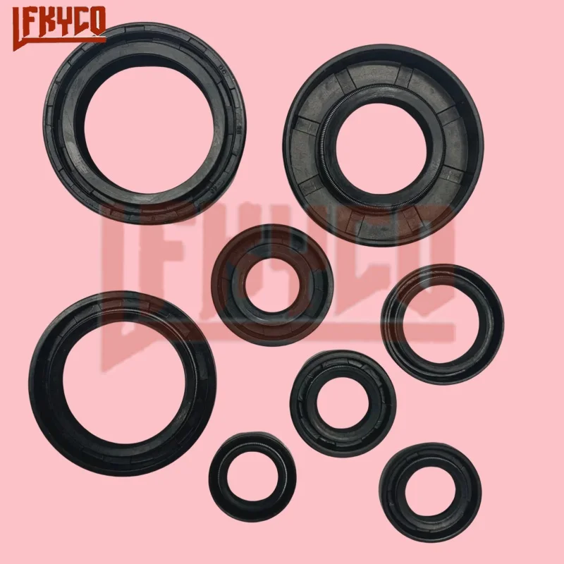 Shaft Oil Seal TC For YAMAHA YZ 85 YZ85 YZ80 Vertex Winderosa 2002-2018 822173 Nitrile Covered Double Lip With Garter