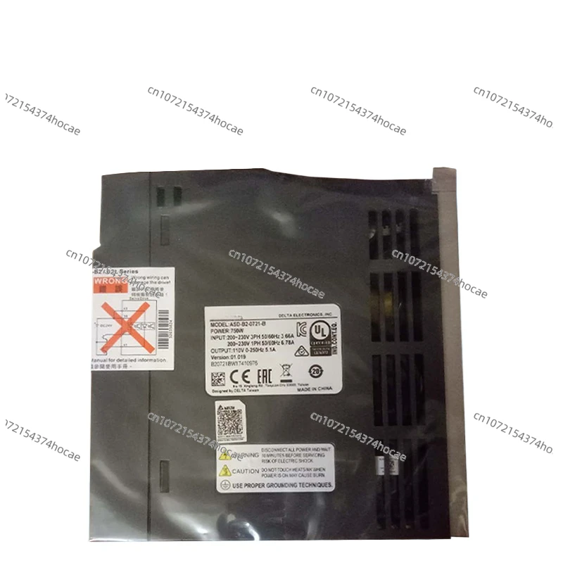 Servo Drive B2 Series 750W ASD-B2-0721-B，ASD-B0721-A