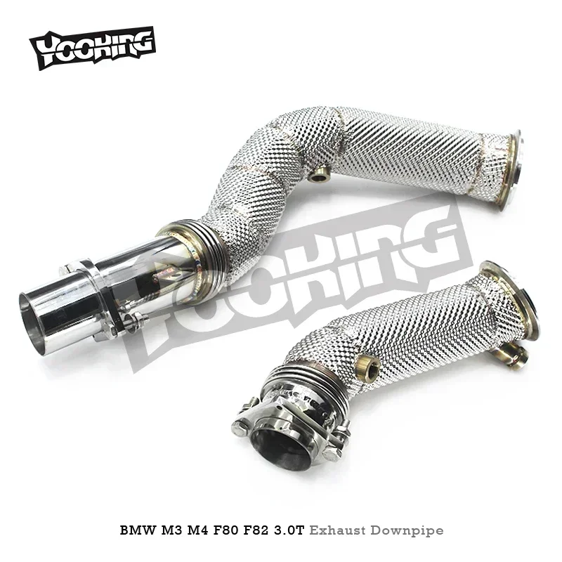 Factory With Free Flow Downpipe For  M3 M4 F80 F82 3.0T 2014-2019 Stainless Steel Exhaust Downpipe Exhaust System