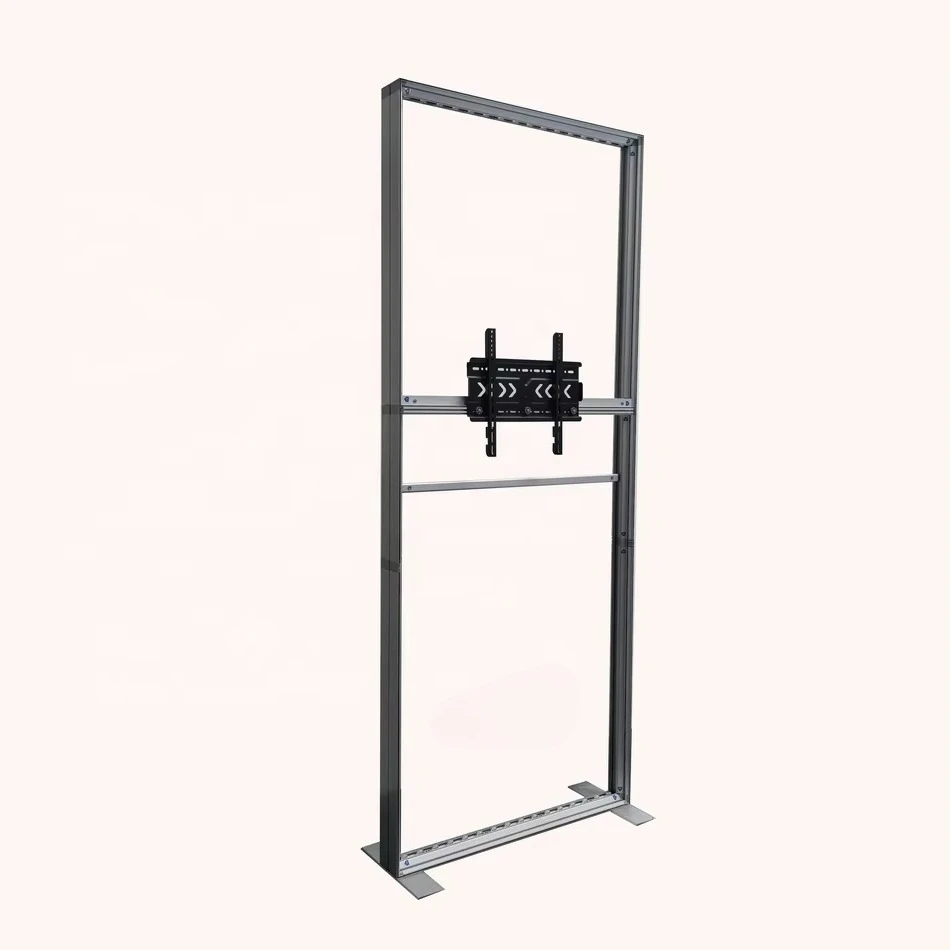 Floor-standing Booth Background Wall Display Stand Exhibition Product  Box Display Stand