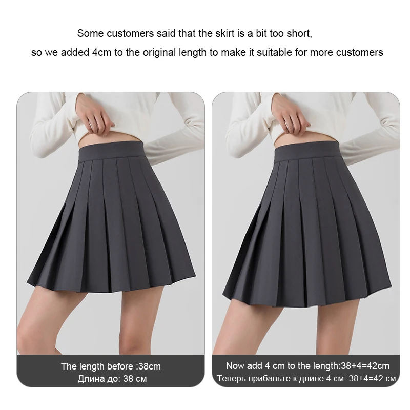 JulyPalette XS-3XL A-line Mini Skirts Fashion High Waist Preppy Style Women Pleated Skirts Spring Summer Female Y2K Shorts Skirt