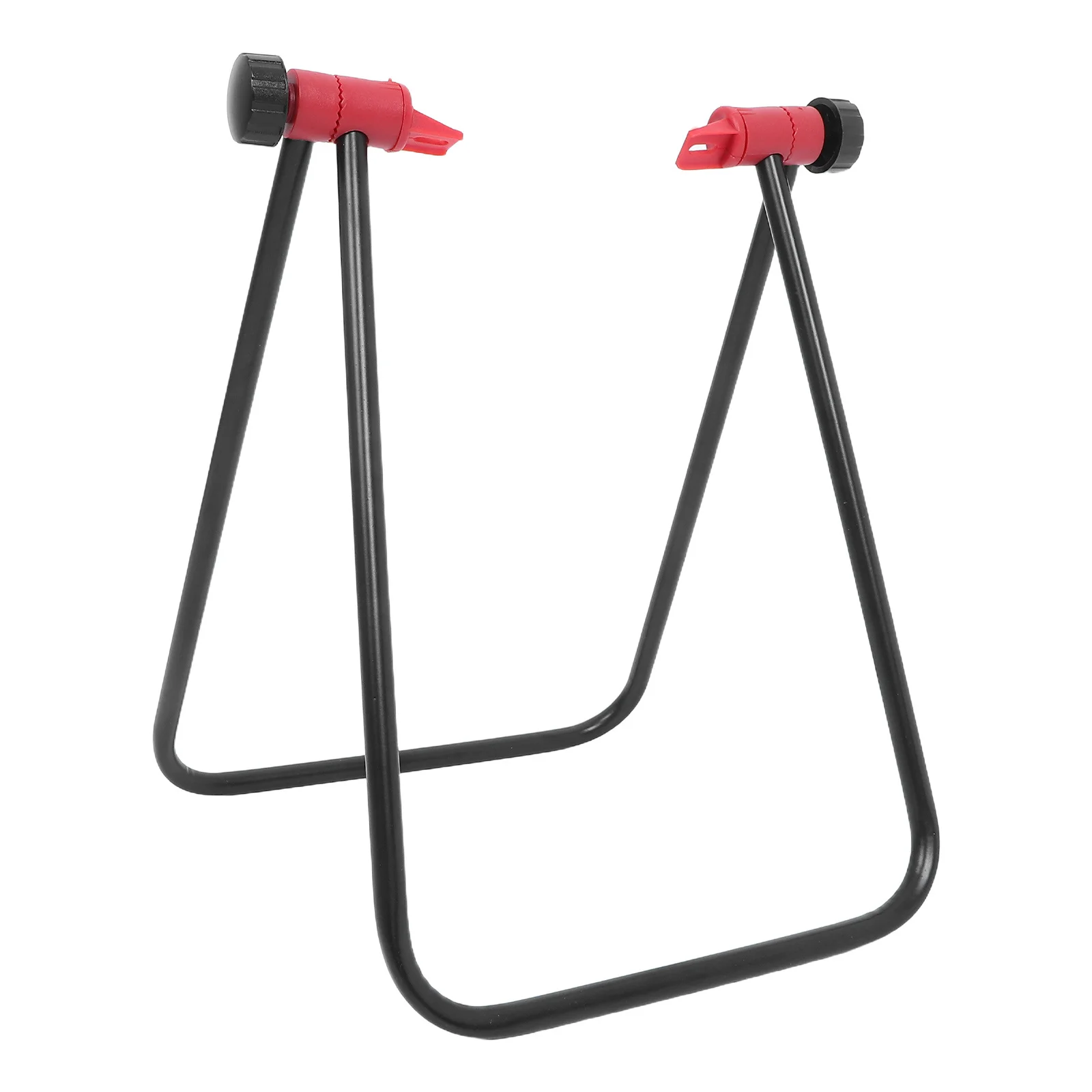 

Регулируемая складная прочная железная ремонтная стойка для велосипеда, нескользящая резиновая основа для обслуживания гор, черная подставка для велосипеда, стойка для хранения
