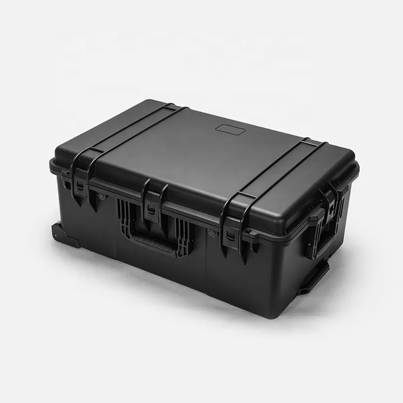 

217X Waterproof Shockproof Rugged Rolling Equipment case Heavy Duty Tool Box DJ Flight Case with Wheels