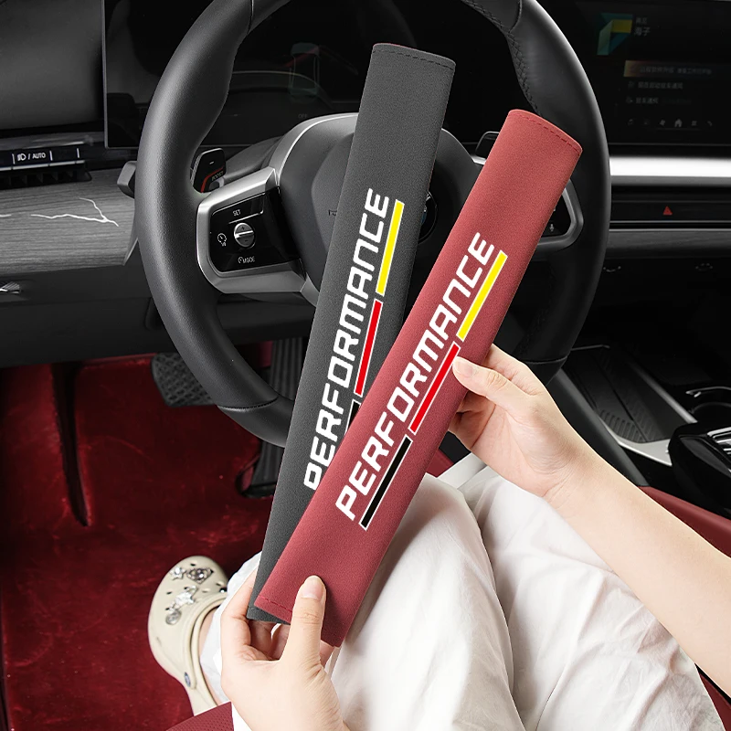 

Car Universal Safe Seat Belt Cover Auto Safety Clips Protection For BMW Performance X1 X3 X5 E39 E46 E90 F20 E60 F30 E91 E30 X7