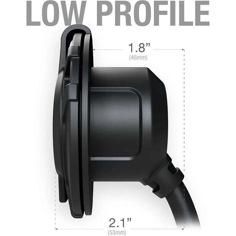 AA01-125 Volt Power Outlet Waterproof AC Power Socket 125V AC Power Socket Car Power Socket US Plug
