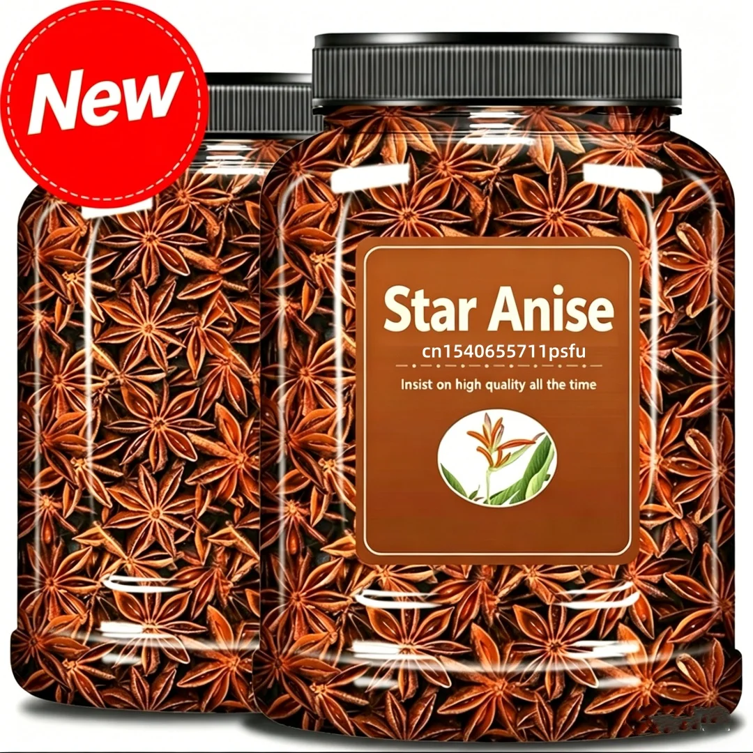 Anís estrellado natural de primera calidad, flor seca, especias para cocina, material para jabón y velas de boda, fragancia casera, decoración para exteriores