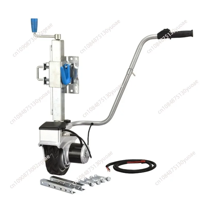 12V|24V Motorized Trailer Jack Rv Mover Dolly Electric Easy Trailer Moving to Hitch Jockey Wheels 350W