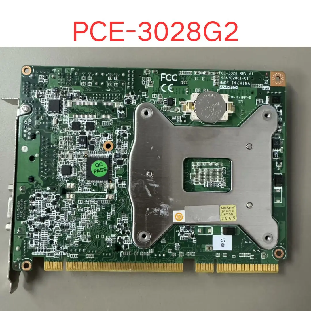 Second-hand test OK PCE-3028G2 industrial control motherboard with dual network ports Fast delivery