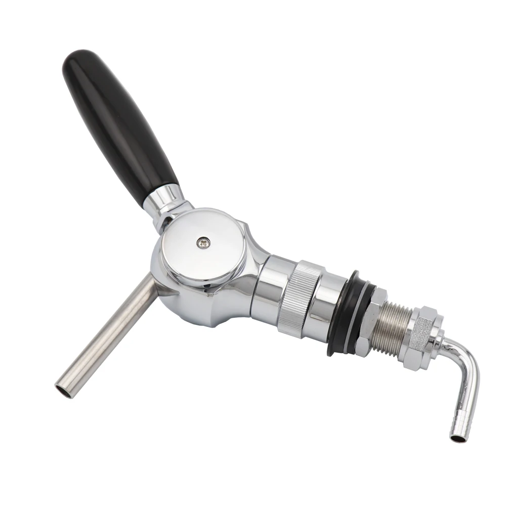Belgian Beer Tap With 5/8” Thread Shank Flow Control Ball Type Draft Beer Faucet Homebrew Bar Dispenser - view 4