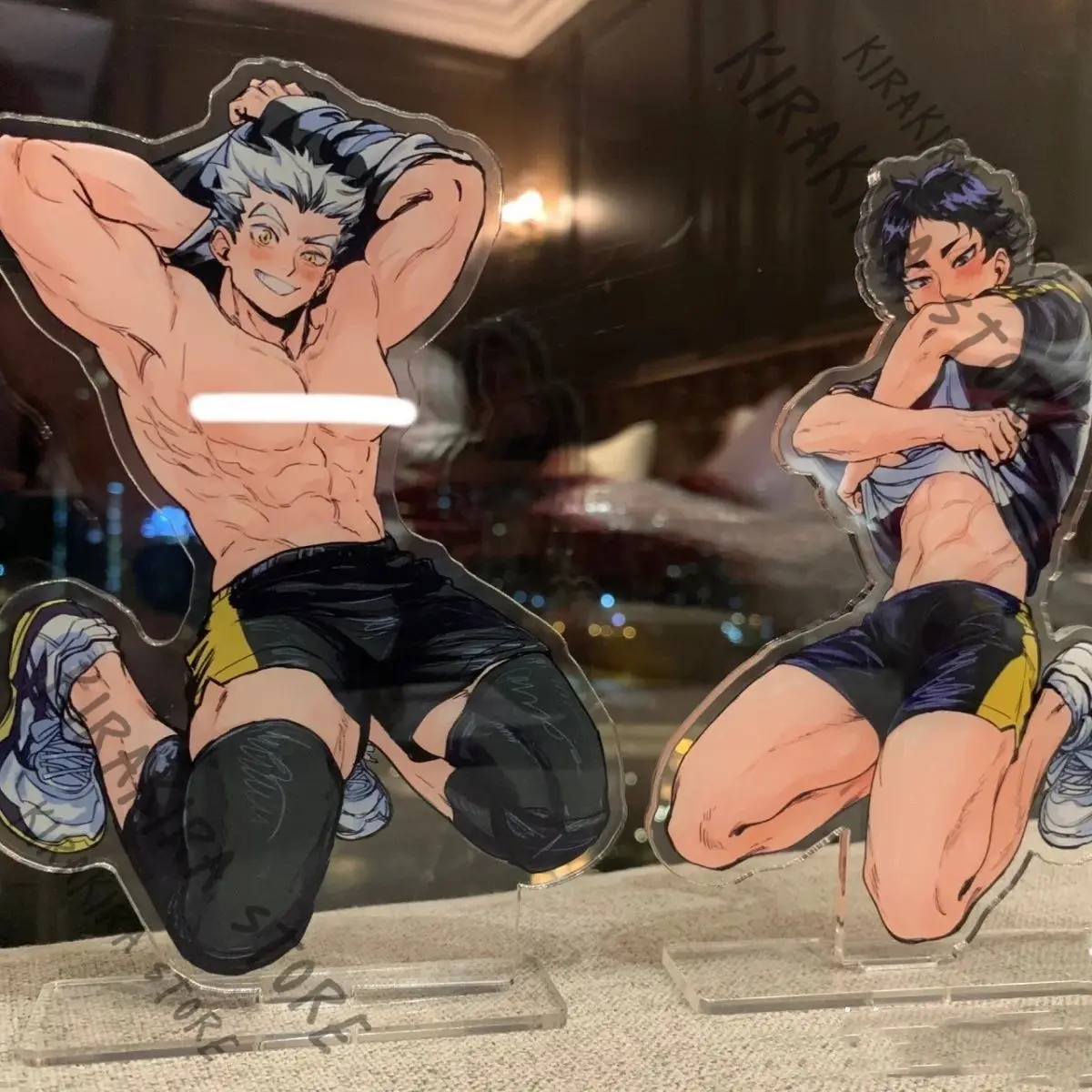 Хайкю!! Akaashi Keiji Kotaro Bokuto Kawaii акриловые декоративные украшения аниме очаровательный косплей Рождественский аксессуар-талисман подарок