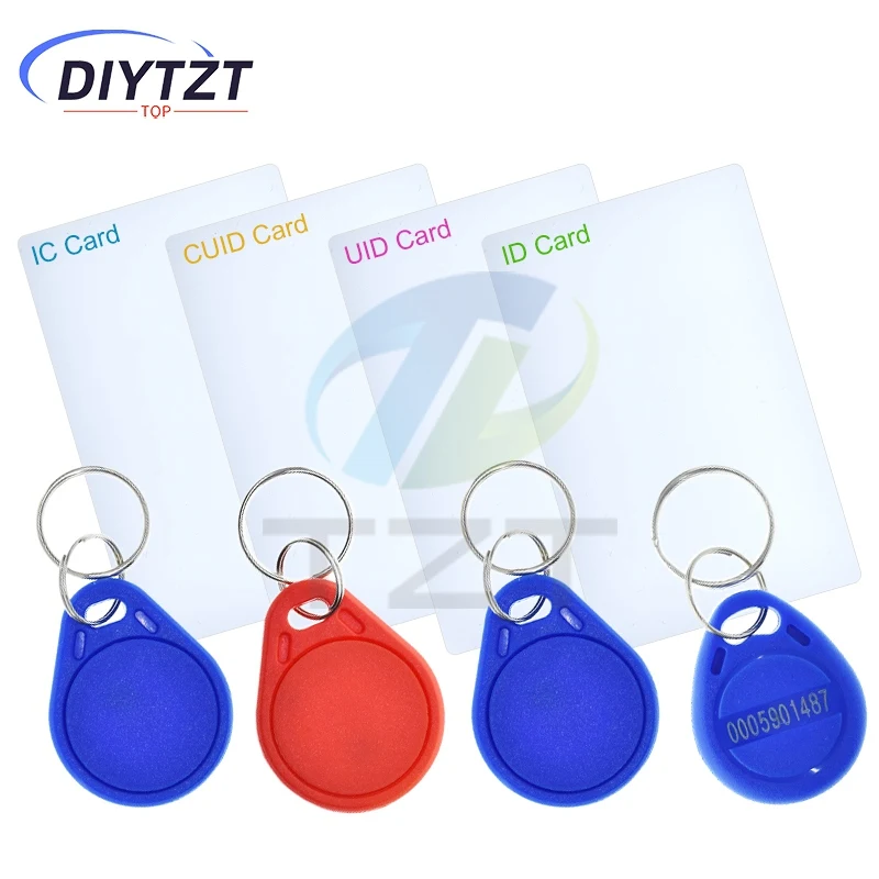 RFID riscrivibile 13,56 MHz CUID UID IC / 125 KHZ ID Carta vuota Clone Token Tag Chiave / Carta bianca Copiabile Modificabile Smart IC Card