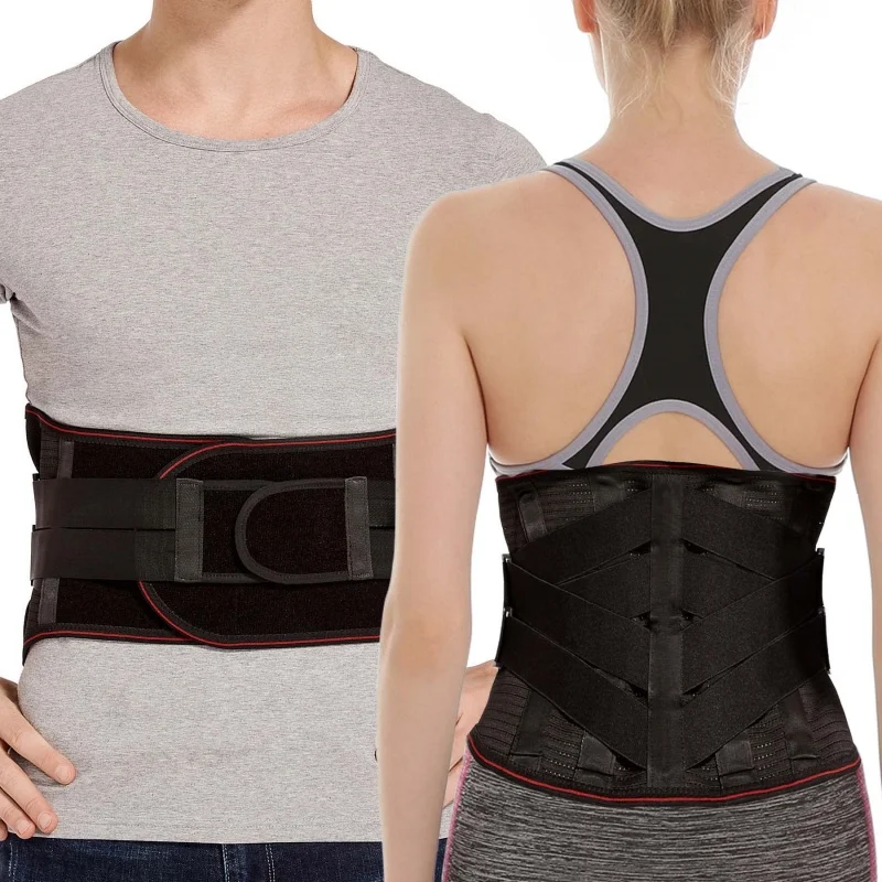 Lumbar Support Belt Lower Back Brace Breathable Waist Support for Heavy Lifting, Herniated Disc, Scoliosis, Sciatica, Back Pain