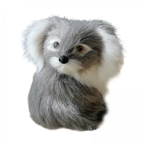 Polyethylene Mini Koala Bear Modern Style Figurines Decoration Tiny Animal Model for Teaching Aids