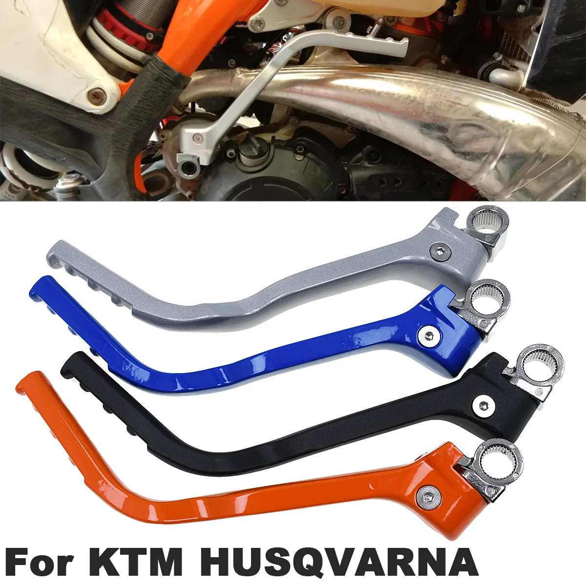 

7075 Aluminum Forged Kick Start Lever Pedal For KTM 125SX 150SX 150XC 200XCW Husqvarna TC125 TE125 2012 2013 2014 2015 2016