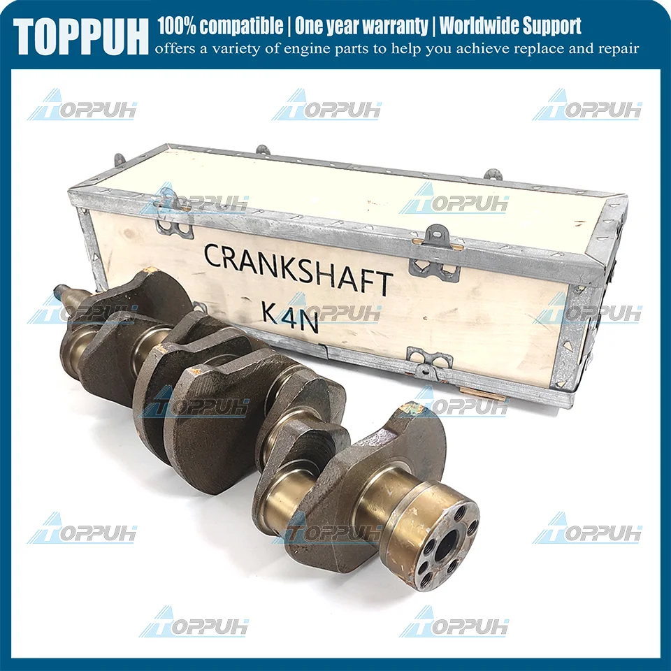 

For Mitsubishi Crankshaft K4N Excavator Engine Parts