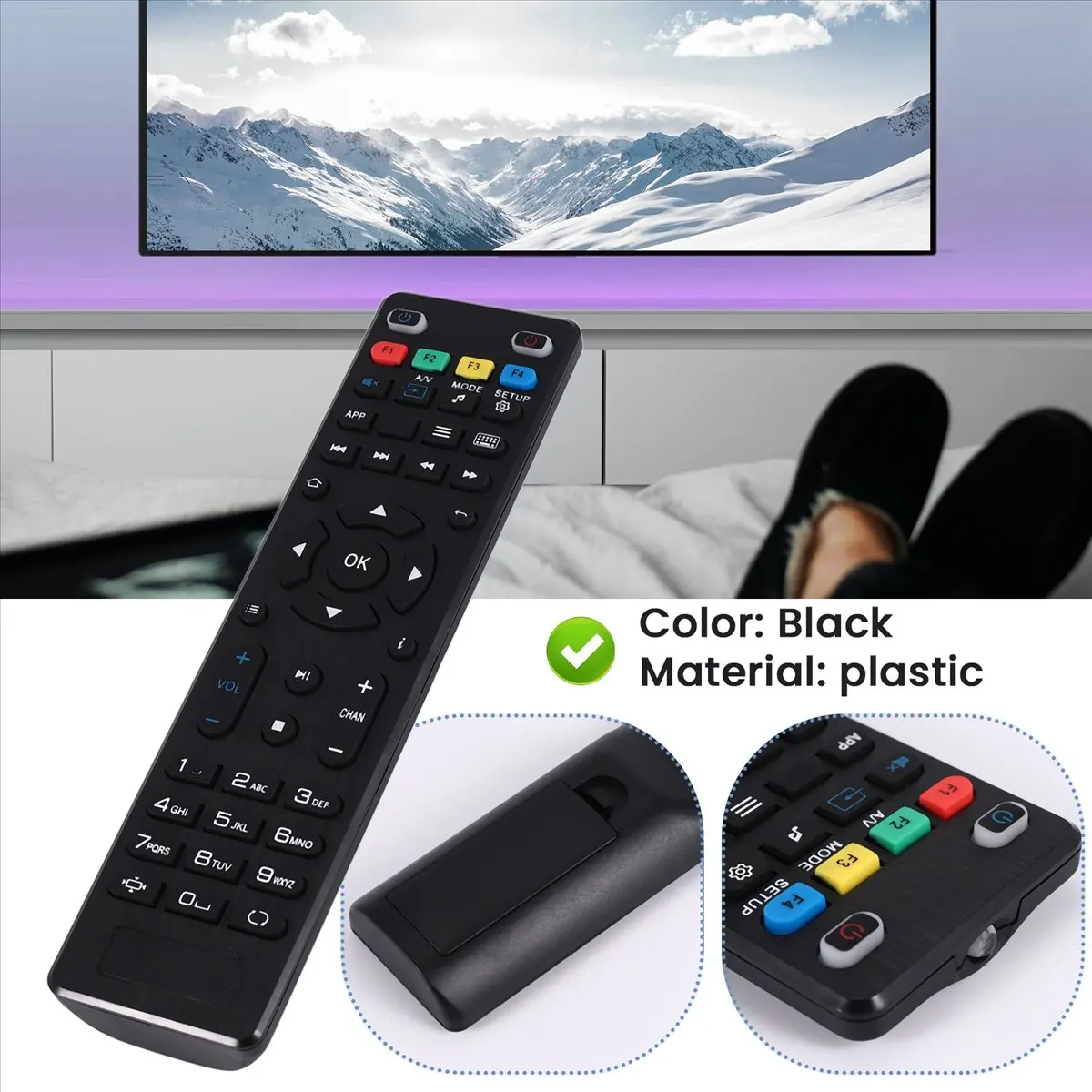 Essential Replacement TV Box Remote Control For Mag254 Controller For 250 254 255 260 261 270 TV Box For Set Top Box Mag254