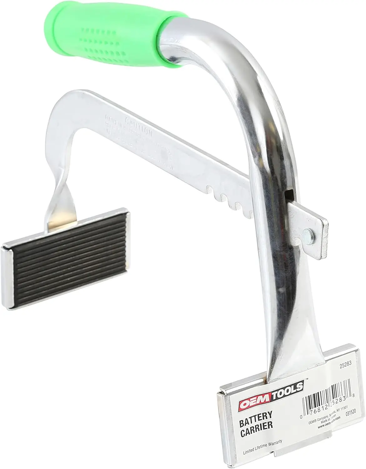 

25283 Батарейный аккумулятор, регулируемый 5–7 дюймов, резиновые подушечки, безопасный подъем и переноска