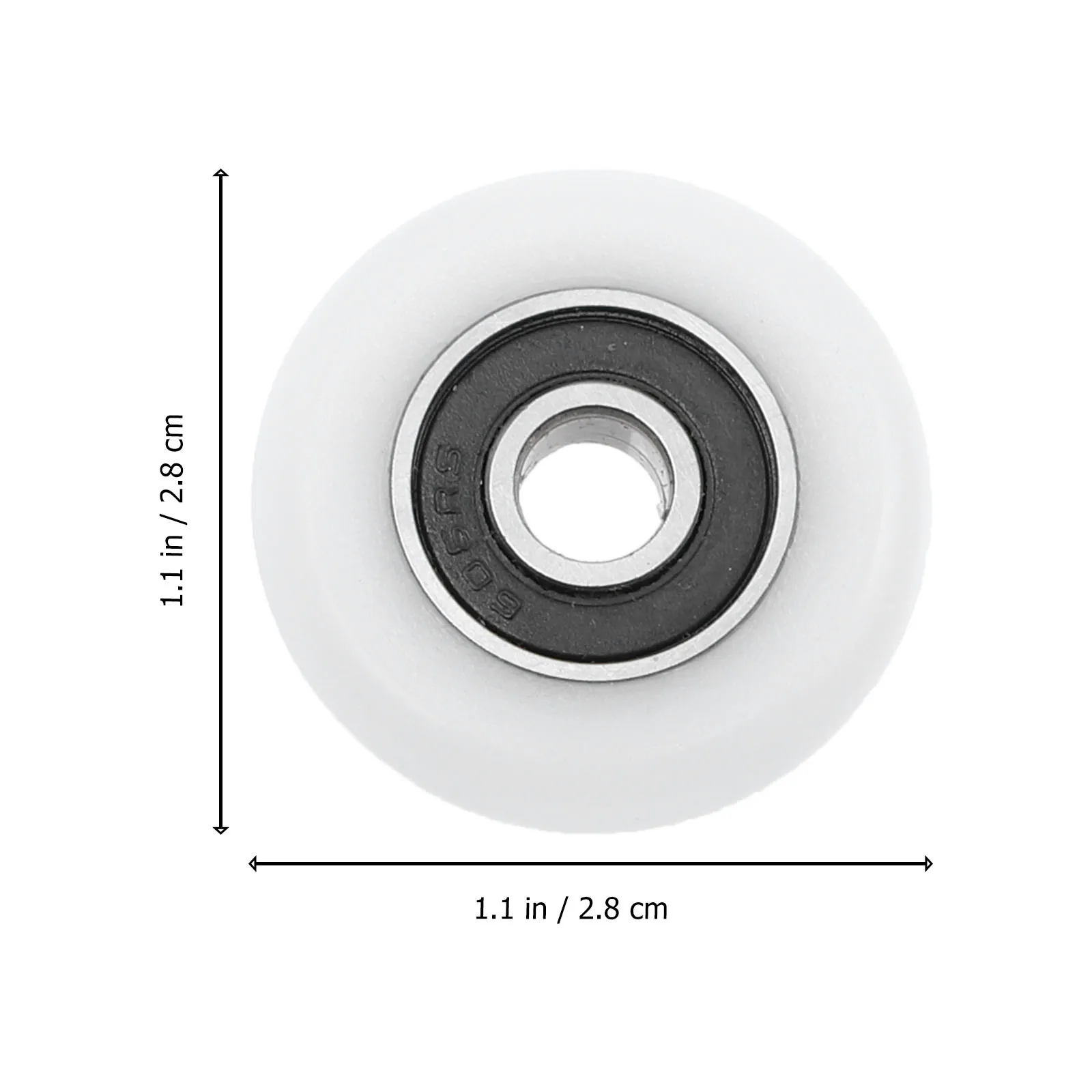 

6pcs Shower Door Roller PVC Sliding Bathroom Doors Replacement Rollers Smooth Running Wheeled Door Pulley Bath Supplies Glass