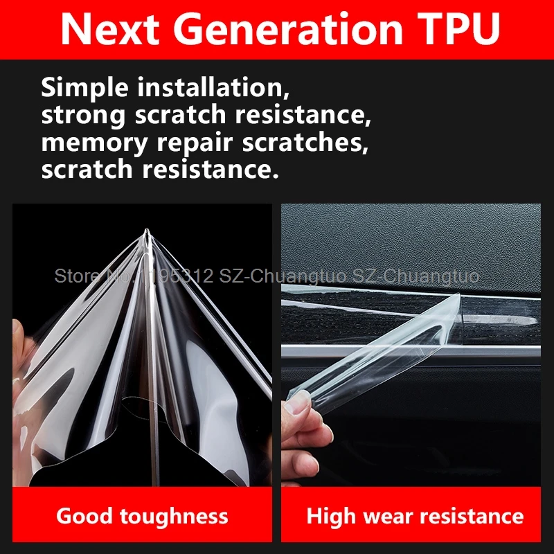 TPU  Protective film For Cupra Formentor 2025/Cupra Leon MK4 2024 2025 car 12.9inch GPS NavigationTouchScreen  anti-scratch
