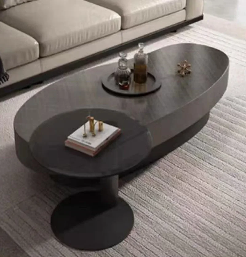 Luxury Nordic Living Room Coffee Table Round Minimalist Round Coffee Table Modern Mesa Auxiliar Home Furniture