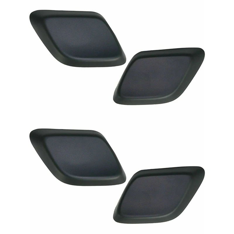 

4X Headlight Washer Spray Jet Cover 68078291AB 68078290AB For Jeep Grand Cherokee 2011 2012 2013 Left Right Side