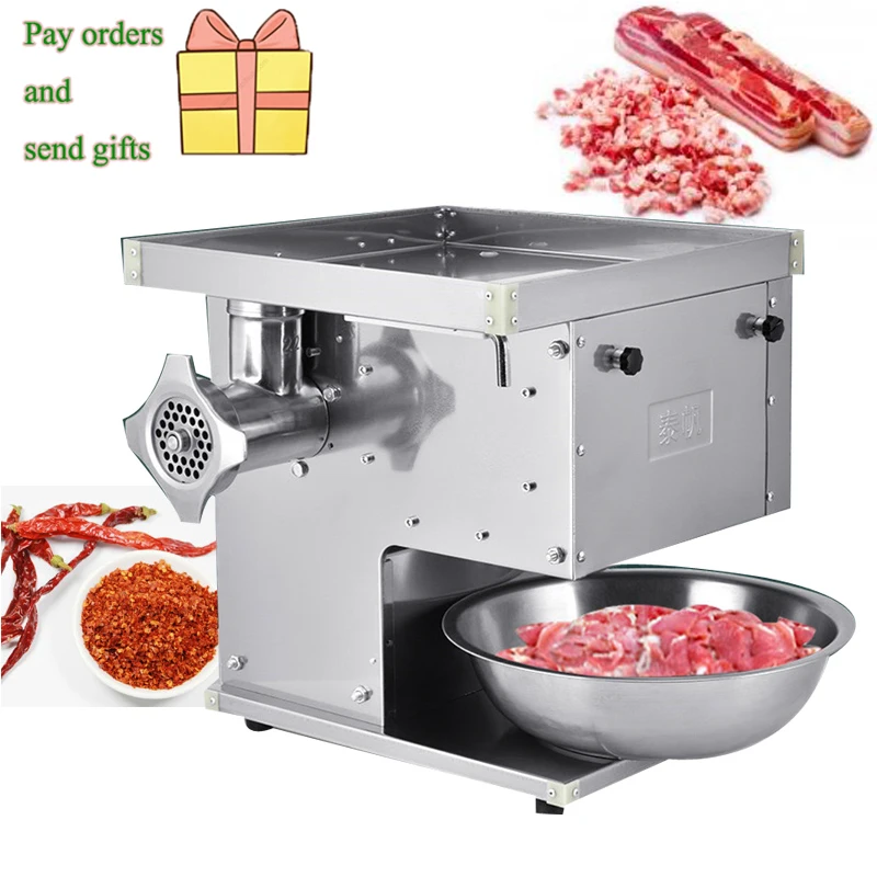 

Commercial Electric Meat Cutter, Automatic Meat Grinder, Food Processing Machine