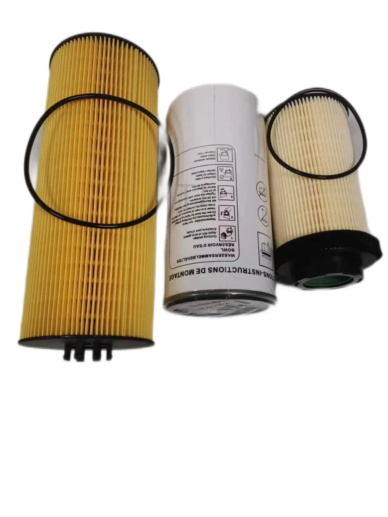 3 Pcs Suitable for Mercedes -Benz Truck OM501 502 Engine Maintenance Filter Element OEMA 5411800209 A5410900151 A0004770103