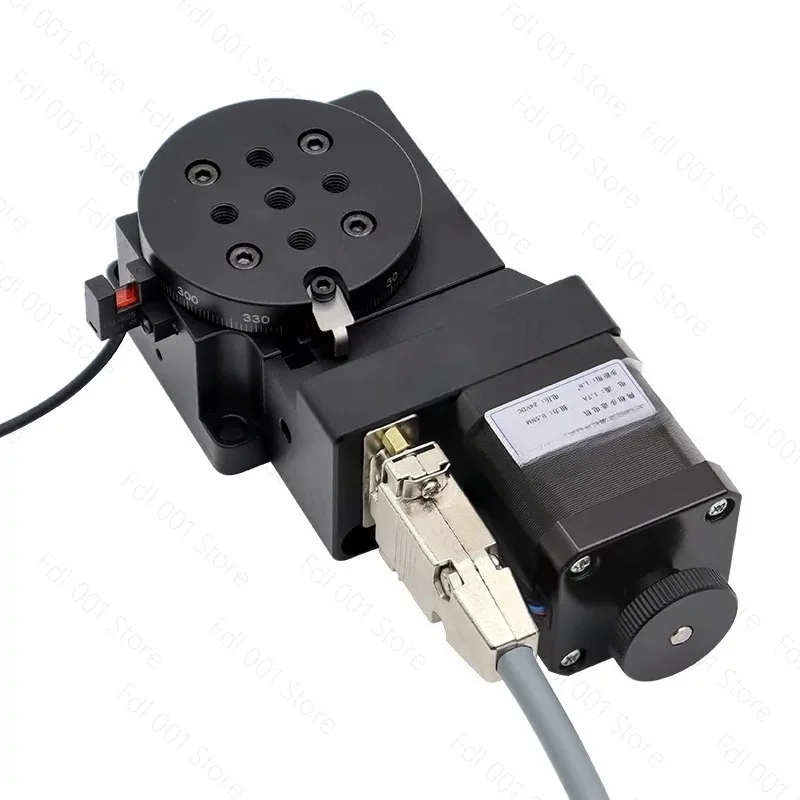 Hollow Precision Electric Rotary Indexing Table Lifting XY Stage with Integrated Drive for Automated Machining Assembly