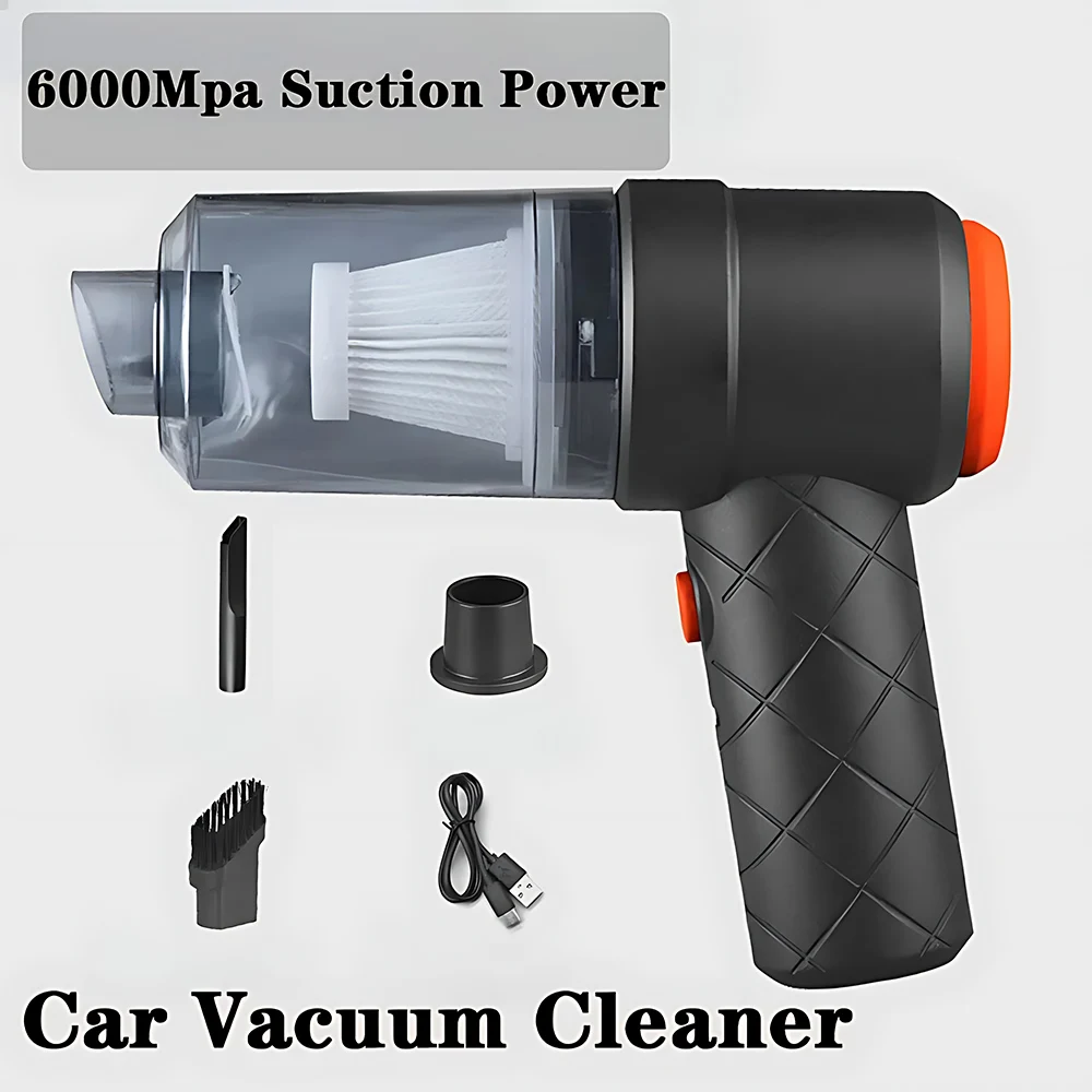 Car Vacuum Cleaner Car Cordless Mini Vacuum Cleaner Powerful Blower Powerful Suction  Dual Purpose Pet Vacuum Cleaner